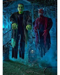 4 Ft Light-Up Hanging Vintage Monster Decoration 9 4 Ft Light-Up Hanging Vintage Monster Decoration -Online Halloween Decoration 01546373 e