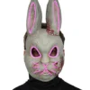 Light-Up EL Wire Bad Bunny Half Mask
