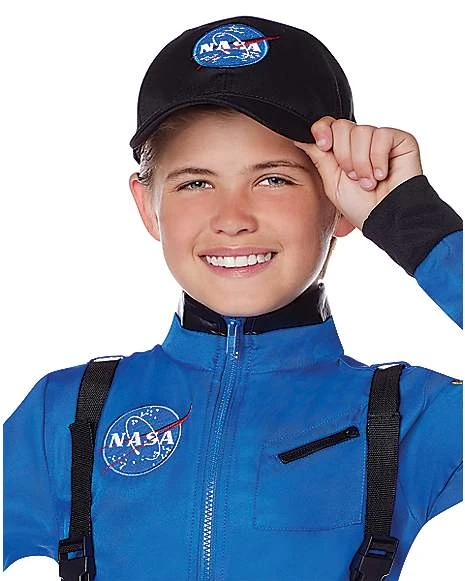 Kids Blue Astronaut Jumpsuit - NASA 2 Kids Blue Astronaut Jumpsuit - NASA - Image 2