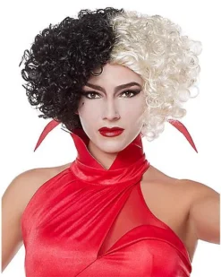 Adult Red Cruella Dress - Disney Cruella -Online Halloween Decoration 01554997 d