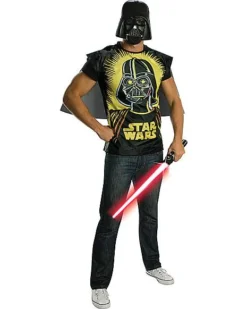 Adult Darth Vader Star Wars Costume Kit - Ben Cooper -Online Halloween Decoration 01556943 c