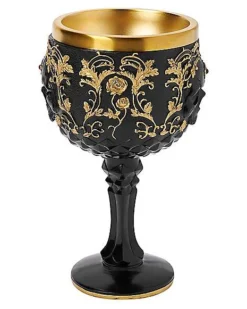 Gothic Noir Skull Goblet -Online Halloween Decoration 01564483 c