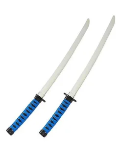 Kids Blue Ninja Swords With Harness -Online Halloween Decoration 01567940 c