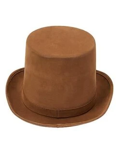 Brown Top Hat - Deluxe -Online Halloween Decoration 01572973 c