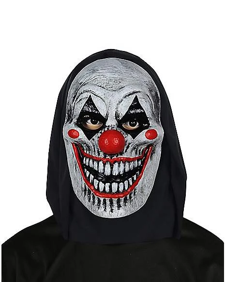 Die Laughing Clown Half Mask 1 Die Laughing Clown Half Mask
