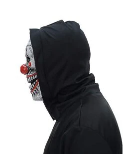 Die Laughing Clown Half Mask 6 Die Laughing Clown Half Mask -Online Halloween Decoration 01579424 c