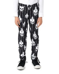 Kids Punk Skeleton Suit Costume -Online Halloween Decoration 01581636 c