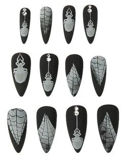 Black Widow Witch Press On Nails