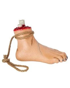 Hanging Severed Foot 8 Hanging Severed Foot -Online Halloween Decoration 01588011 d