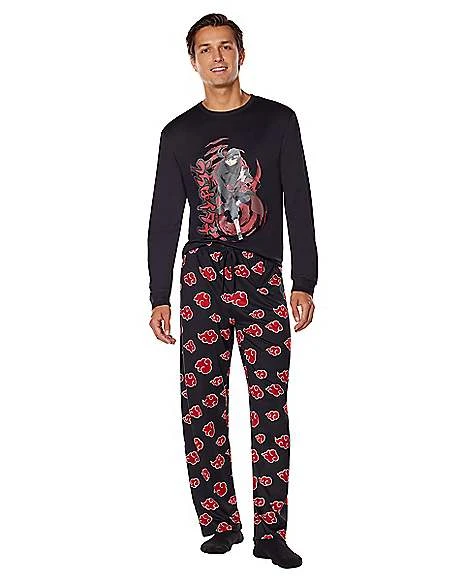 Itachi Akatsuki Pajama Set - Naruto Shippuden 1 Itachi Akatsuki Pajama Set - Naruto Shippuden