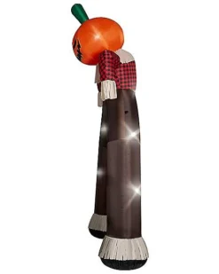 12 Ft Light-Up Pumpkin Scarecrow Inflatable Archway -Online Halloween Decoration 01602218 d