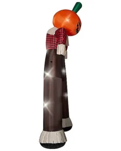 12 Ft Light-Up Pumpkin Scarecrow Inflatable Archway -Online Halloween Decoration 01602218 e