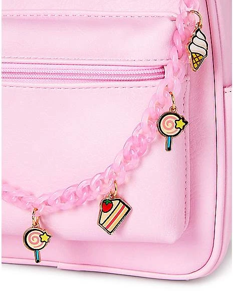 Kirby Mini Backpack With Chain 2 Kirby Mini Backpack With Chain - Image 2
