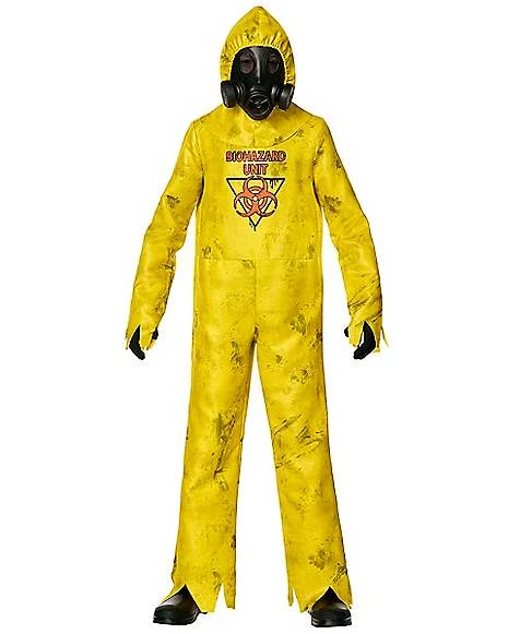 Kids Hazmat Hazard Zombie Costume 1 Kids Hazmat Hazard Zombie Costume