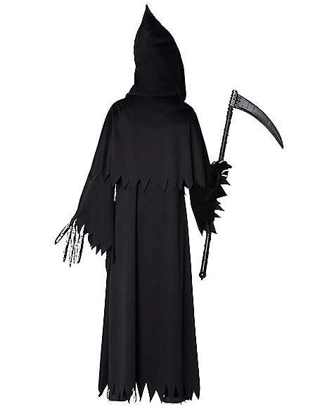 Kids Grim Reaper Costume - Deluxe 2 Kids Grim Reaper Costume - Deluxe - Image 2