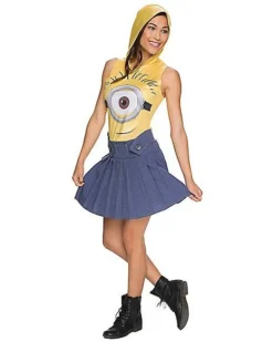 Adult Hooded Minions Costume - Minions Movie