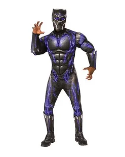 Adult Black Panther Costume Deluxe - Marvel