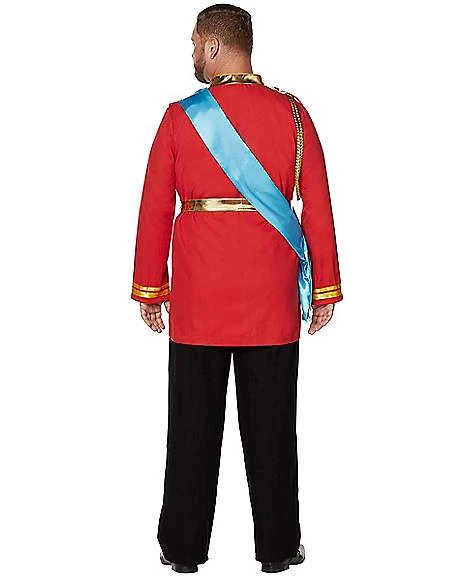 Adult English Prince Plus Size Costume 2 Adult English Prince Plus Size Costume - Image 2