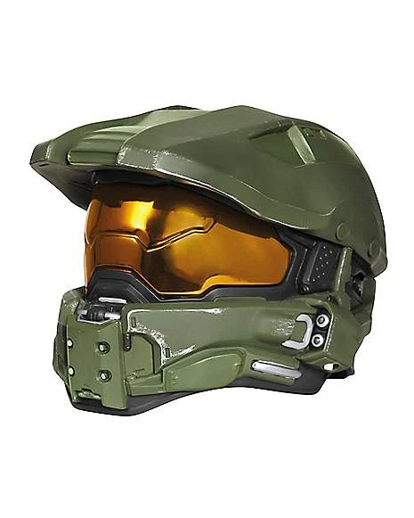 Kids Master Chief Light-Up Helmet Deluxe - Halo 2 Kids Master Chief Light-Up Helmet Deluxe - Halo - Image 2