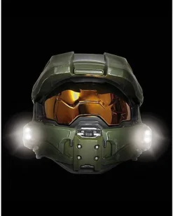 Kids Master Chief Light-Up Helmet Deluxe - Halo 10 Kids Master Chief Light-Up Helmet Deluxe - Halo -Online Halloween Decoration 07651862 e