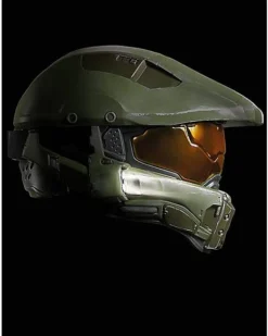 Kids Master Chief Light-Up Helmet Deluxe - Halo 11 Kids Master Chief Light-Up Helmet Deluxe - Halo -Online Halloween Decoration 07651862 f