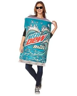 Adult 3D Mountain Dew Baja Blast Costume -Online Halloween Decoration 07656556 c